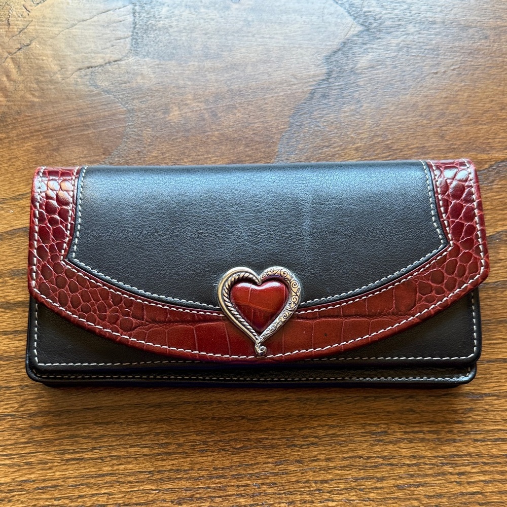 Brighton Black and red Women's Clutch Wallet